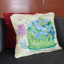 Load image into Gallery viewer, Cushion Cover - Turtle Flower Cushion Cover