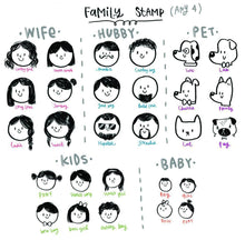 Load image into Gallery viewer, Custom Family Stamp