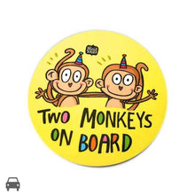 Load image into Gallery viewer, Decal - Two Monkeys On Board Decal