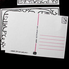 Load image into Gallery viewer, Greeting Cards - Colour-In(dia) Postcards, Set Of 4