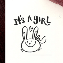 Load image into Gallery viewer, It's A Girl Stamp