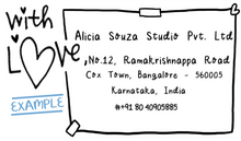 Load image into Gallery viewer, With Love Address Stamp