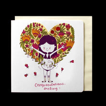 Load image into Gallery viewer, Premium Cards - Congratulations Darling! Greeting PREMIUM