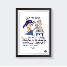 Load image into Gallery viewer, Prints - Bow Age Vows Wall Art