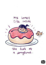 Load image into Gallery viewer, Prints - Girl In A Doughnut Wall Art