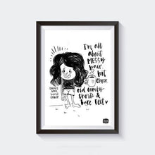 Load image into Gallery viewer, Prints - Messy Hair Wall Art
