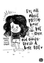 Load image into Gallery viewer, Prints - Messy Hair Wall Art
