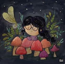 Load image into Gallery viewer, Prints - Mushroom Girl Wall Art