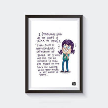 Load image into Gallery viewer, Prints - Taste In Books Wall Art