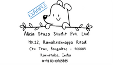 Load image into Gallery viewer, Charlie Address Stamp