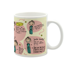 Load image into Gallery viewer, How to tie a saree Mug