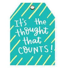 Load image into Gallery viewer, Thoughts Gift Tag Set of 10