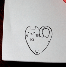 Load image into Gallery viewer, White Cat Stamp