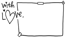 Load image into Gallery viewer, With Love Address Stamp